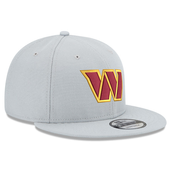 Washington Commanders New Era PRIMARY LOGO 9Fifty Snapback Adjustable Hat - Gray