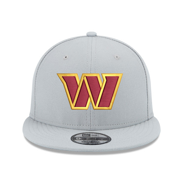 Washington Commanders New Era PRIMARY LOGO 9Fifty Snapback Adjustable Hat - Gray