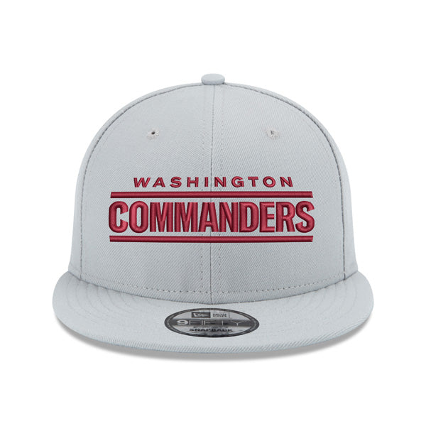 Washington Commanders New Era WORD MARK 9Fifty Snapback Adjustable Hat - Gray