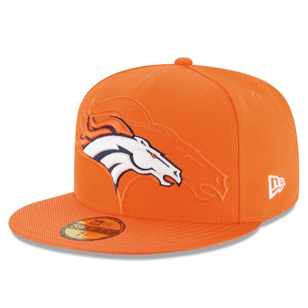Denver Broncos 2016 NFL SIDELINE Official Fitted 59Fifty New Era Hat