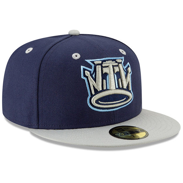 Brooklyn Cyclones (Jefes) New Era Copa de la Diversion (FUN CUP) 59FIFTY Fitted Hat - Navy/Gray