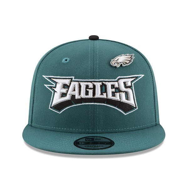 Philadelphia Eagles New Era PIN SNAP 9Fifty Snapback NFL Adjustable Hat