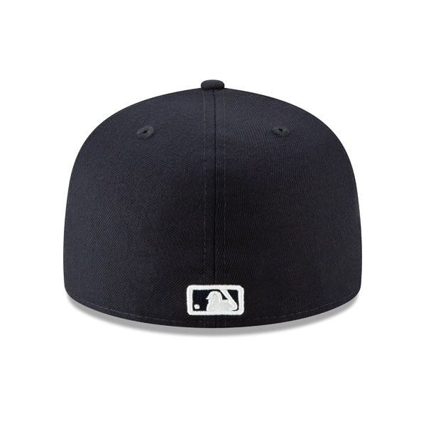 New York Yankees New Era FRACTURED LOGO 59Fifty Fitted MLB Hat - Navy/Silver