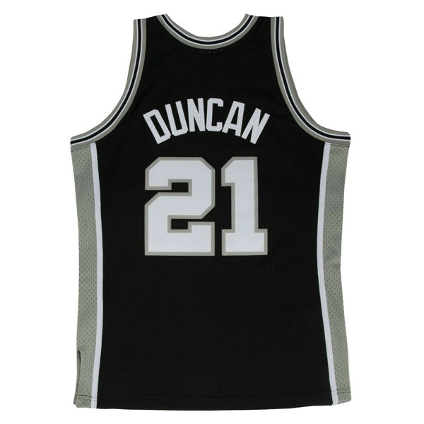Tim Duncan 1998-99 San Antonio Spurts Mitchell & Ness HWC Swingman Jersey - Black