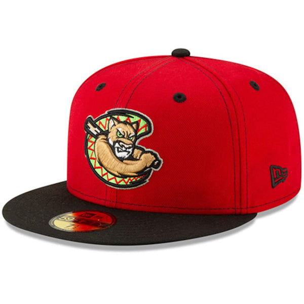 Kane County Cougars New Era Copa de la Diversion (FUN CUP) 59FIFTY Fitted Hat - Red/Black