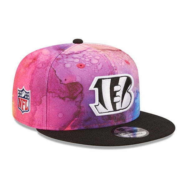 Cincinnati Bengals New Era 2022 NFL Crucial Catch 9Fifty Snapback Hat - Pink/Black