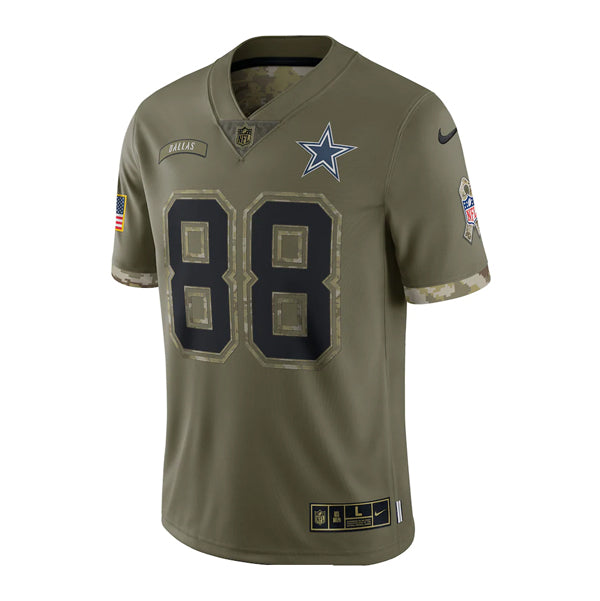 CeeDee Lamb Dallas Cowboys Nike 2022 Salute To Service Limited Jersey - Olive