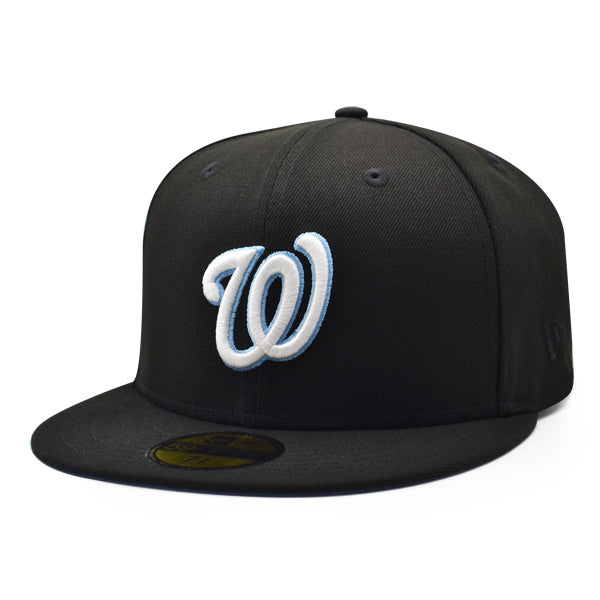 Washington Nationals ICY 2019 World Series Exclusive New Era 59Fifty Fitted Hat - Black/Sky