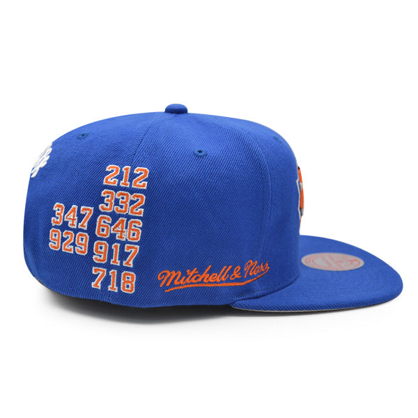 New York Knicks Mitchell & Ness NBA CITY LOVE Snapback Hat - Royal