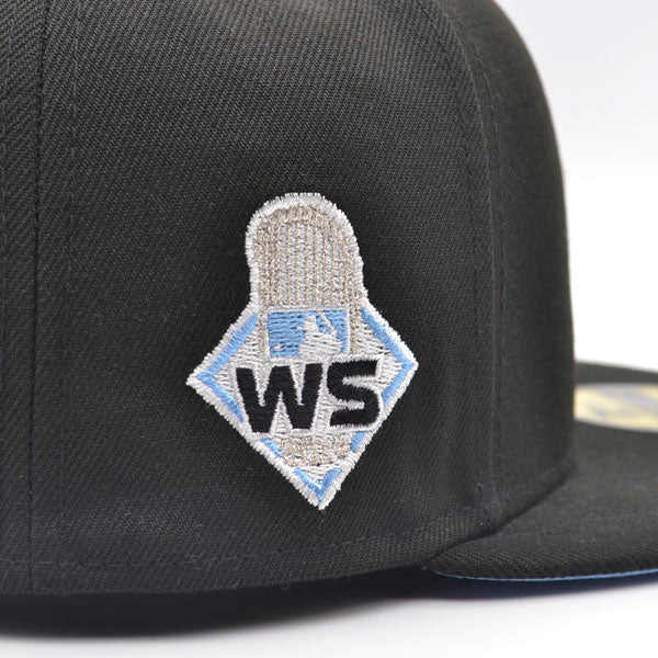 Washington Nationals ICY 2019 World Series Exclusive New Era 59Fifty Fitted Hat - Black/Sky