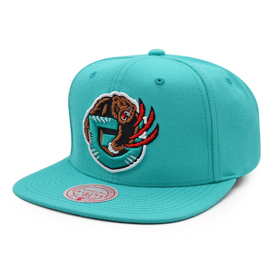 Vancouver Grizzlies NBA Mitchell & Ness CLASSIC G Logo Snapback Hat - Teal