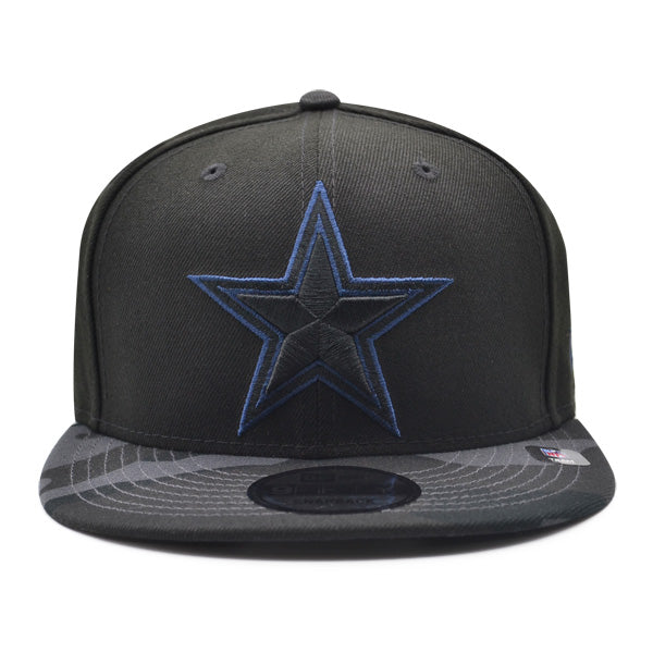 Dallas Cowboys New Era CAMO VIZE 9Fifty Snapback NFL Hat – Black/Navy