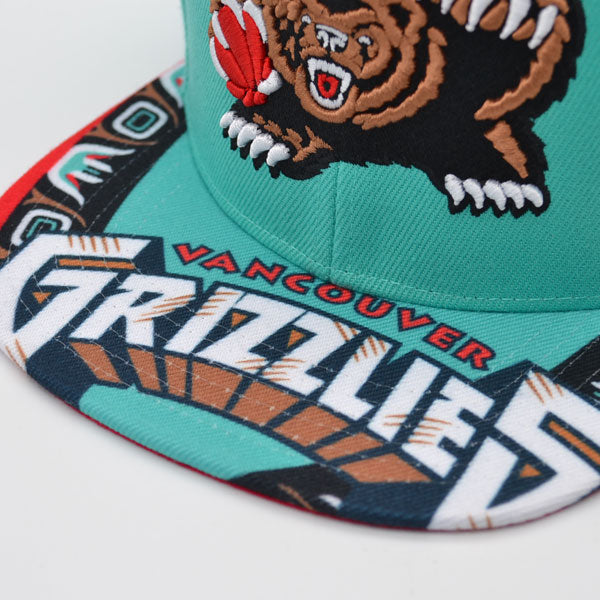 Vancouver Grizzlies Mitchell & Ness SWINGMAN POP Snapback Hat - Teal