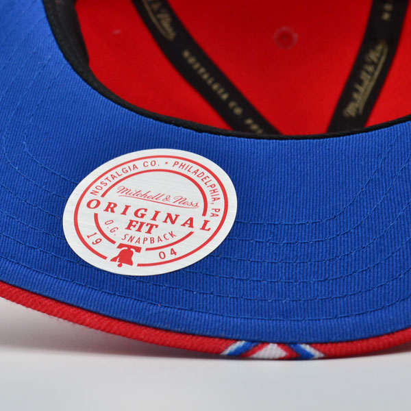 Philadelphia 76ers Mitchell & Ness SWINGMAN POP Snapback Hat - Red