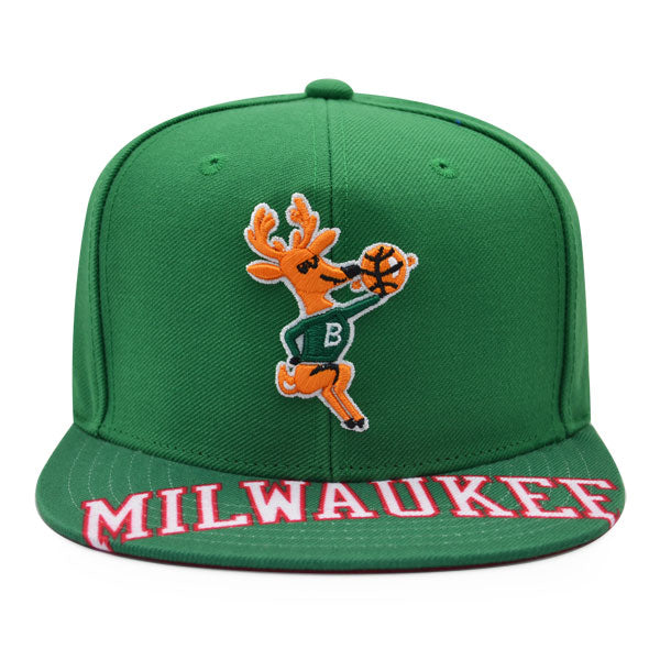 Milwaukee Bucks Mitchell & Ness SWINGMAN POP Snapback Hat - Green