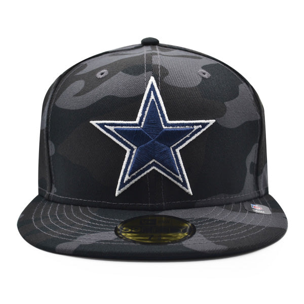 Dallas Cowboys TOP CAMO Exclusive New Era 59Fifty Fitted Hat-Navy/Black/Gray