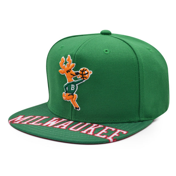 Milwaukee Bucks Mitchell & Ness SWINGMAN POP Snapback Hat - Green