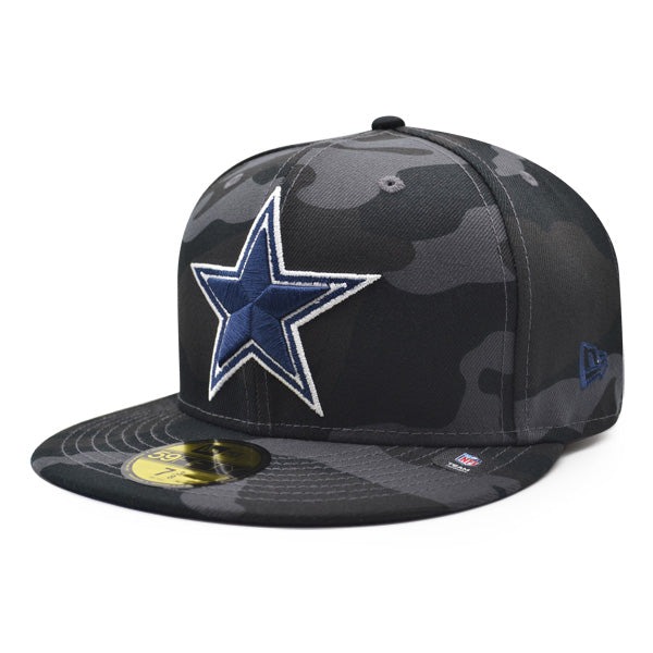 Dallas Cowboys TOP CAMO Exclusive New Era 59Fifty Fitted Hat-Navy/Black/Gray