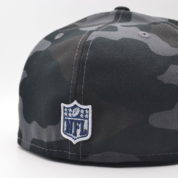 Dallas Cowboys TOP CAMO Exclusive New Era 59Fifty Fitted Hat-Navy/Black/Gray