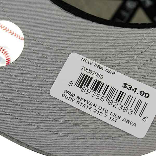 New York Yankees 212 AREA CODE State Fitted 59Fifty New Era MLB Hat