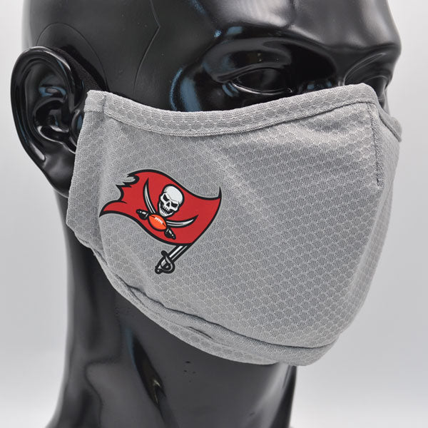 Tampa Bay Buccaneers New Era Adult NFL On-Field Face Covering Mask - Gray