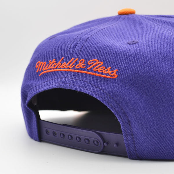 Phoenix Suns Mitchell & Ness CLASSIC 2Tone Snapback Hat - Purple/Orange