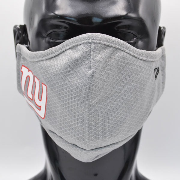 New York Giants New Era Adult NFL On-Field Face Covering Mask - Gray