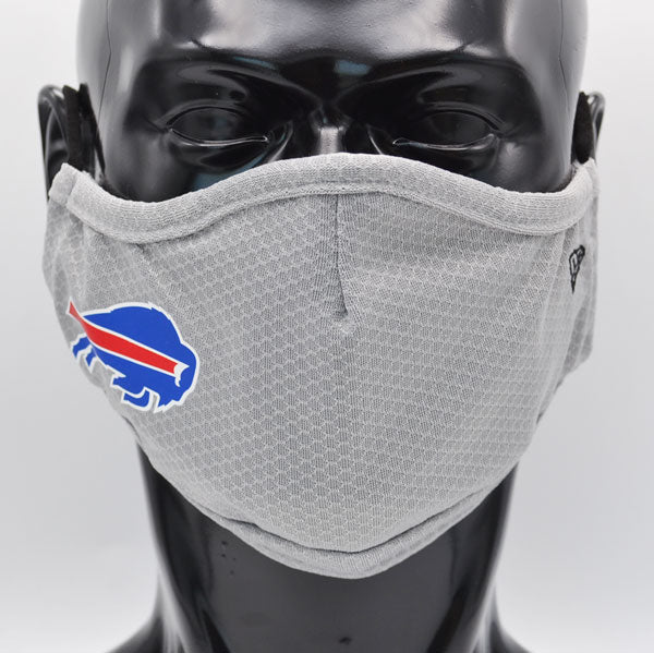 Buffalo Bills New Era Adult NFL On-Field Face Covering Mask - Gray