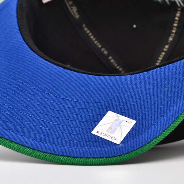 Dallas Mavericks Mitchell & Ness RELOAD Snapback NBA Hat - Black/Green/Royal