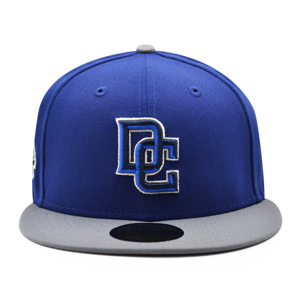 Washington Nationals RFK 45 Years Exclusive New Era 59Fifty Fitted Hat - Dark Royal/Silver