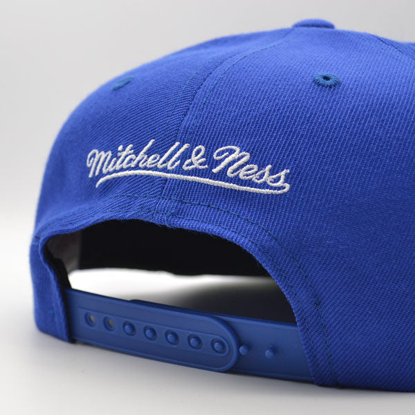 Washington Bullets Mitchell & Ness HWC TEAM GROUND Snapback Hat - Royal