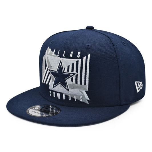 Dallas Cowboys New Era SHAPES 9Fifty Snapback NFL Hat - Navy/Gray Bottom