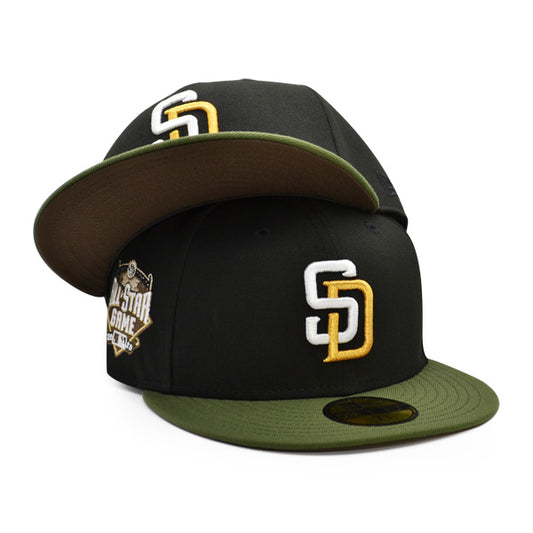 San Diego Padres 2016 ALL-STAR GAME Exclusive New Era 59Fifty Fitted Hat - Black/Olive