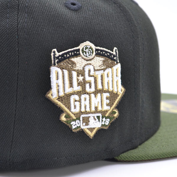 San Diego Padres 2016 ALL-STAR GAME Exclusive New Era 59Fifty Fitted Hat - Black/Olive