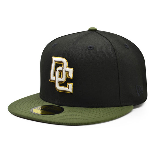 Washington Nationals RFK 45 Years Exclusive New Era 59Fifty Fitted Hat - Black/Olive