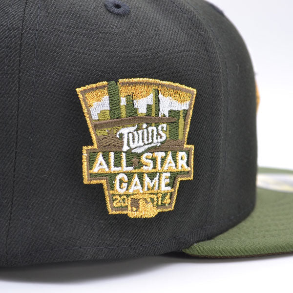 Minnesota Twins 2014 ALL-STAR GAME Exclusive New Era 59Fifty Fitted Hat - Black/Olive