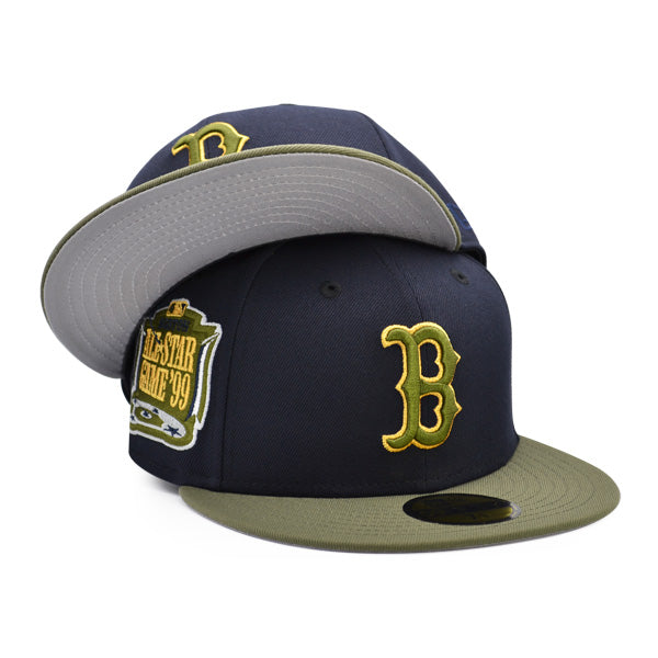 Boston Red Sox 1999 ALL-STAR GAME Exclusive New Era 59Fifty Fitted Hat – Navy/Olive