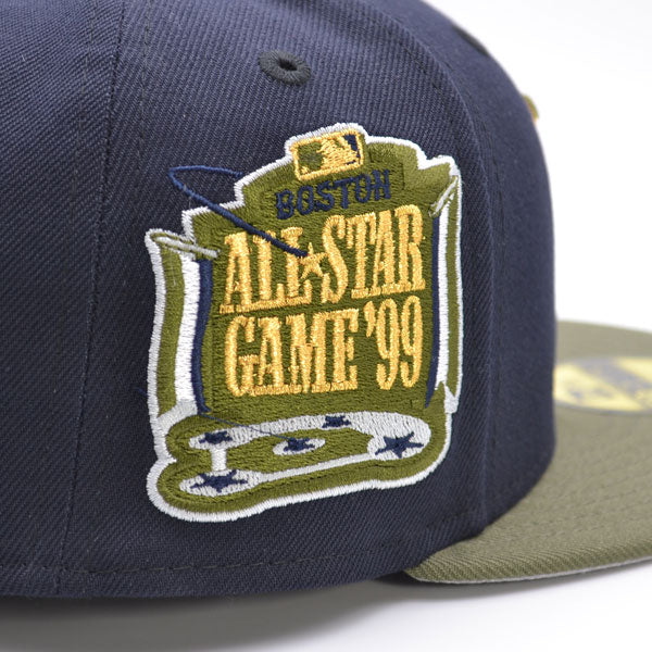 Boston Red Sox 1999 ALL-STAR GAME Exclusive New Era 59Fifty Fitted Hat – Navy/Olive