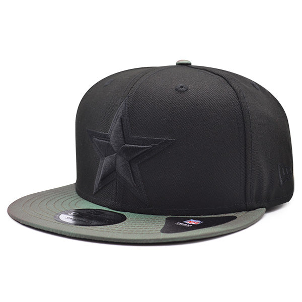 Dallas Cowboys New Era VISOR SHIFT Snapback Hat - Black/Green