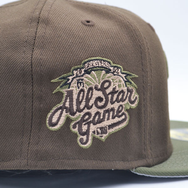 Milwaukee Brewers 2002 ALL-STAR GAME Exclusive New Era 59Fifty Fitted Hat – Brown/Olive/Gray Bottom