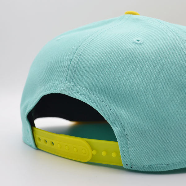 Dallas Cowboys New Era NFL TOP 2TONE 9FIFTY Snapback Hat - Turquoise/Yellow