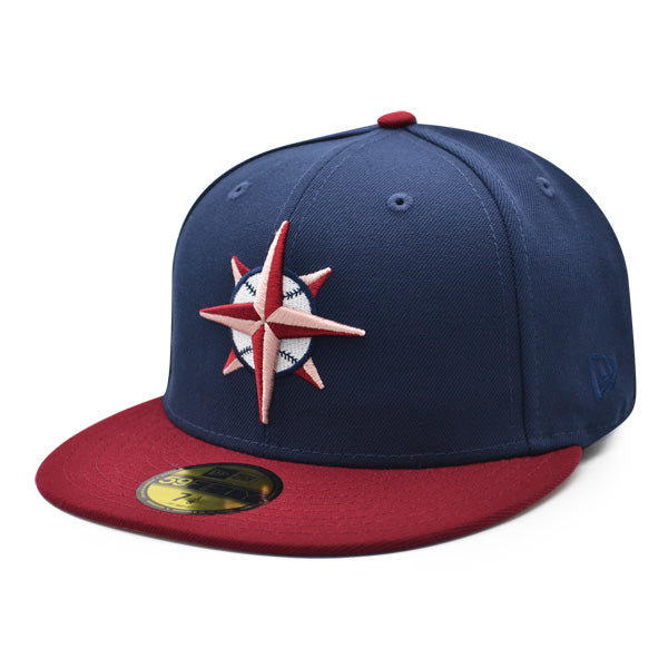 Seattle Mariners 30th Anniversary Exclusive New Era 59Fifty Fitted Hat – Navy/Cardinal