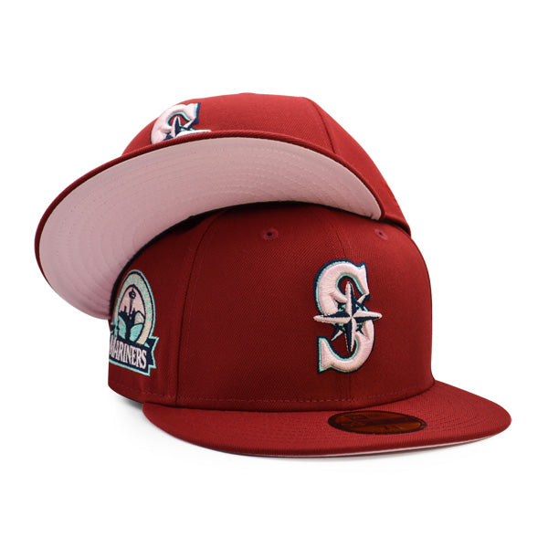 Seattle Mariners 30th ANNIVERSARY Exclusive New Era 59Fifty Fitted Hat - H Red/Pink UV