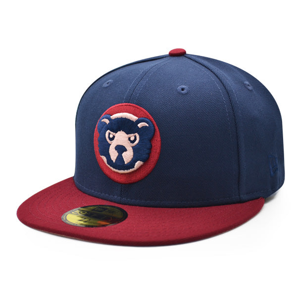 Chicago Cubs 100 Years WRIGLEY FIELD Exclusive New Era 59Fifty Fitted Hat – Navy/Cardinal