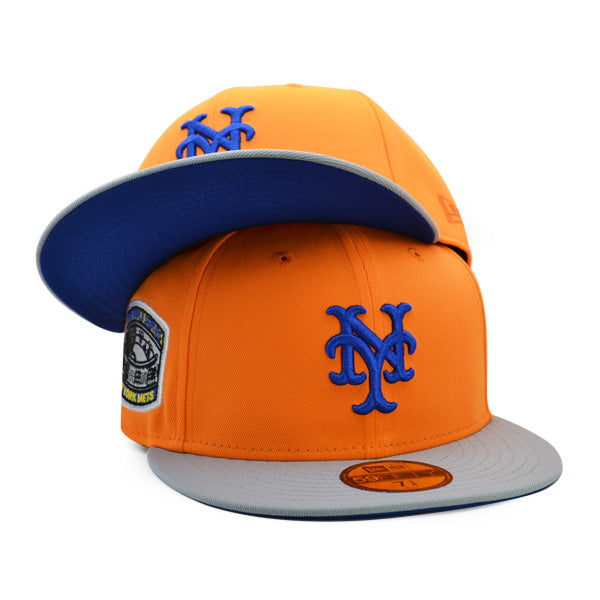 New York Mets 1969 WORLD SERIES Exclusive New Era 59Fifty Fitted Hat - Orange Pop/Gray
