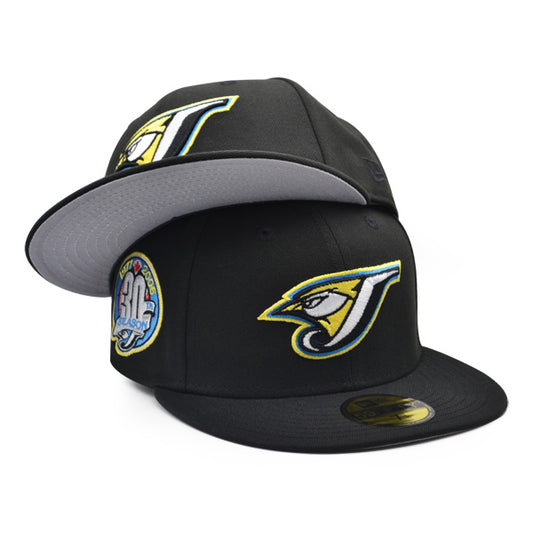 Toronto Blue Jays 30th Anniversary Exclusive New Era 59Fifty Fitted Hat - Black/Yellow