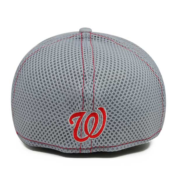 Washington Nationals GRAY NEO FLEX-FIT 39Thirty New Era NHL Hat = Med/Large