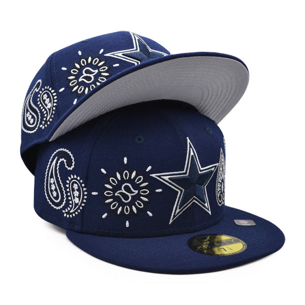 Dallas Cowboys PAISLEY ALL-OVER Exclusive New Era 59Fifty Fitted Hat ...
