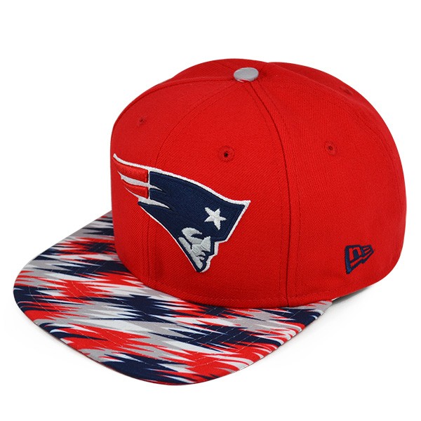 New England Patriots PRINT PLAY ABSTRACT SNAPBACK 9Fifty New Era NFL Hat