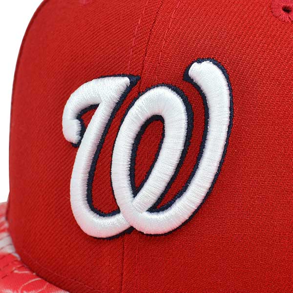 Washington Nationals PRINT PLAY TROPIC SNAPBACK 9Fifty New Era MLB Hat